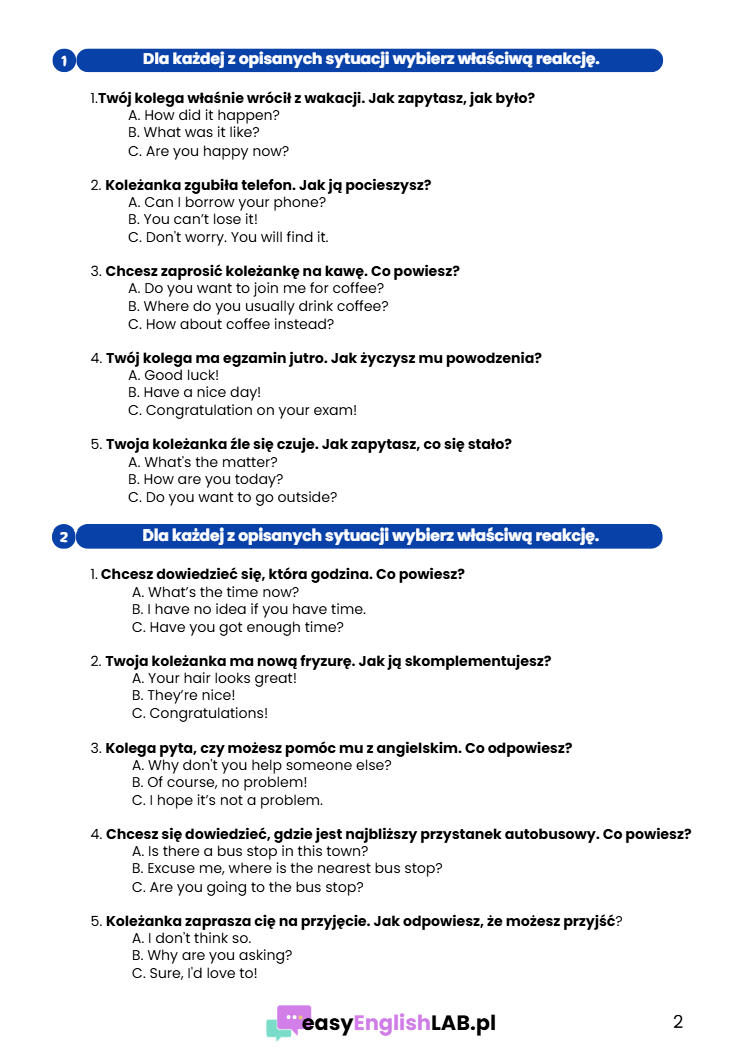 Reakcje Podgląd 2